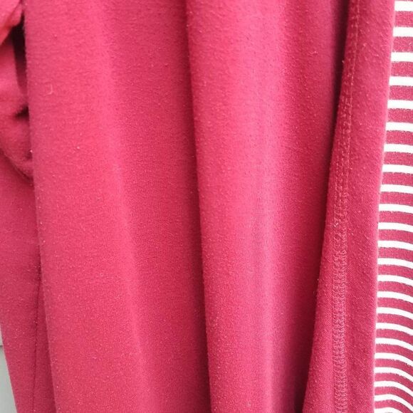 Hawthorne Deep Red Open Front Cardigan Size Medium - Picture 6 of 8